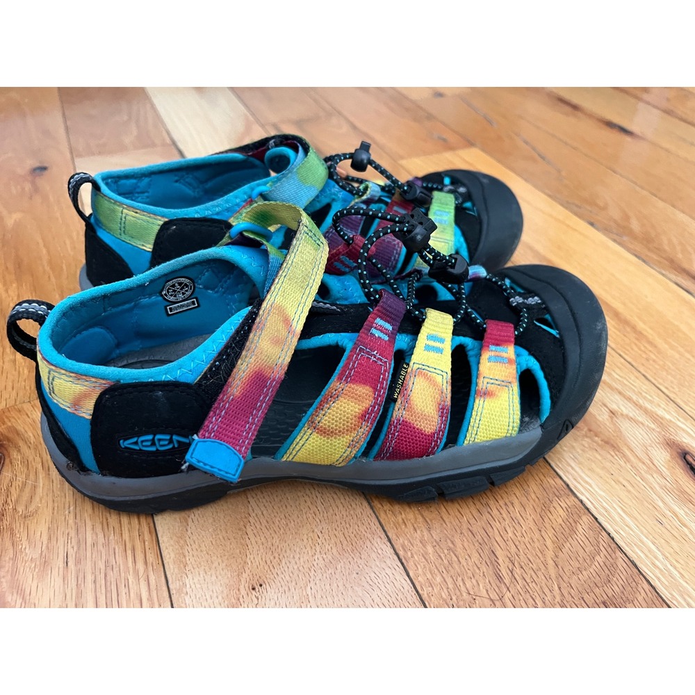 Keen‎ Newport Water Shoes Sandals Waterproof Size 5 Youth Tye Dye